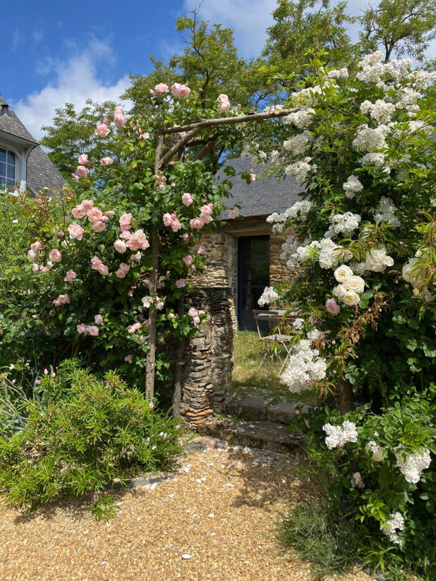 La Mouliniere, Jolie Longere Du Xviie Bed and Breakfast La Jaille-Yvon Eksteriør billede